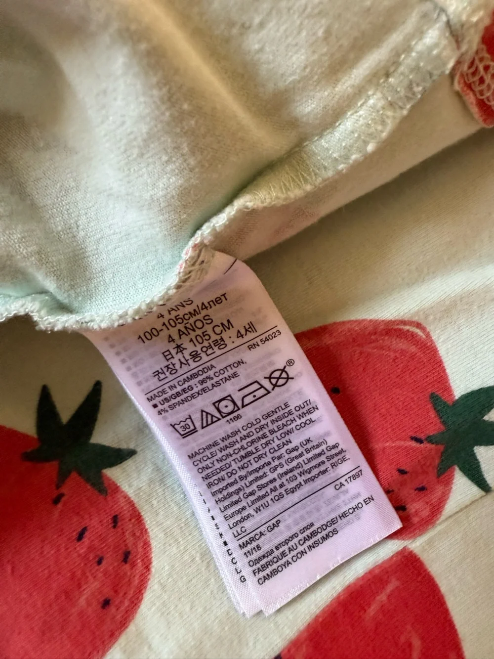 EUC Gap Strawberry Dress